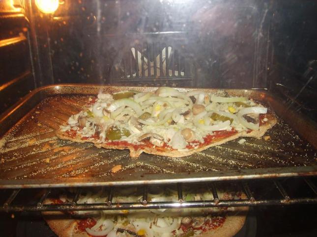 Pizza cooking